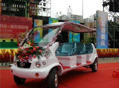 电动观光车实景